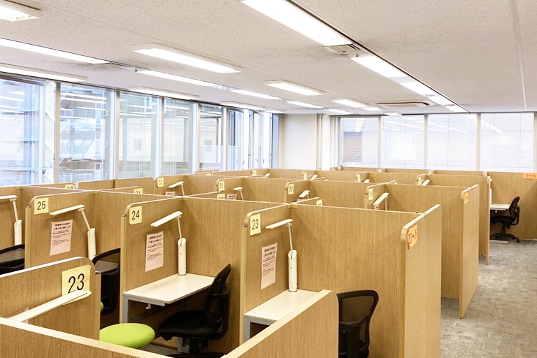 集中できる快適な学習環境